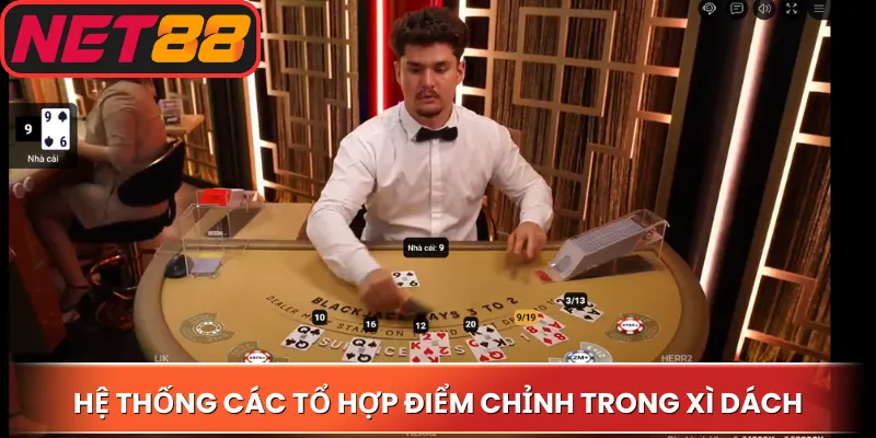 Hệ thống các tổ hợp điểm chỉnh trong xì dách